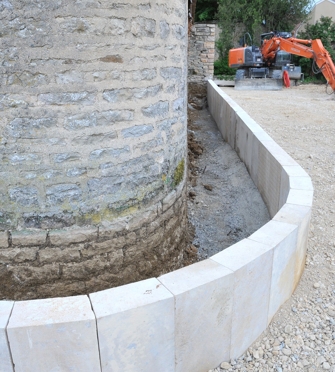 mur et muret en pierre de bourgogne